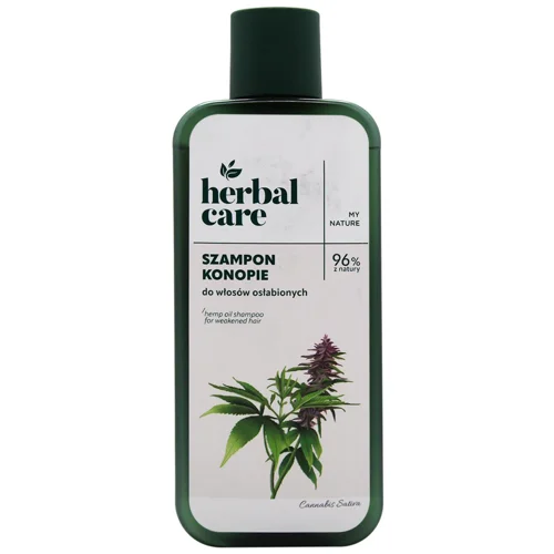 Шампунь для ослабленого волосся Herbal Care Конопляна олія 330мл