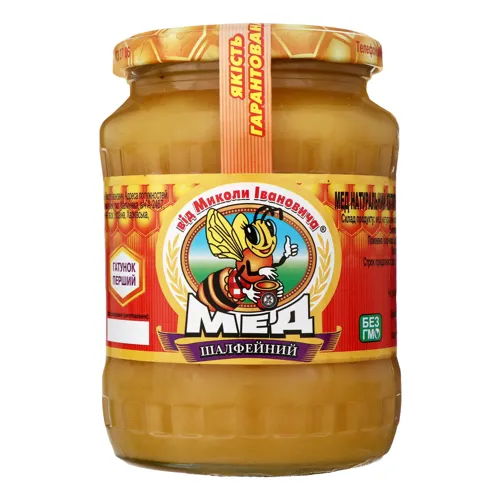 Мед шалфейний від Миколи Івановича 1кг