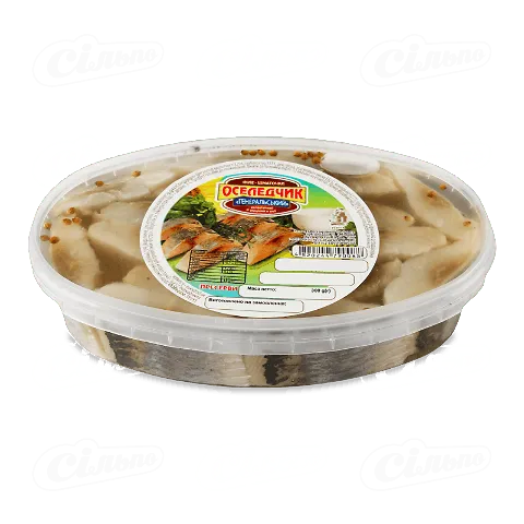 Оселедець атлантичний «Генерал» шматочки філе зі спеціями в олії, 300г