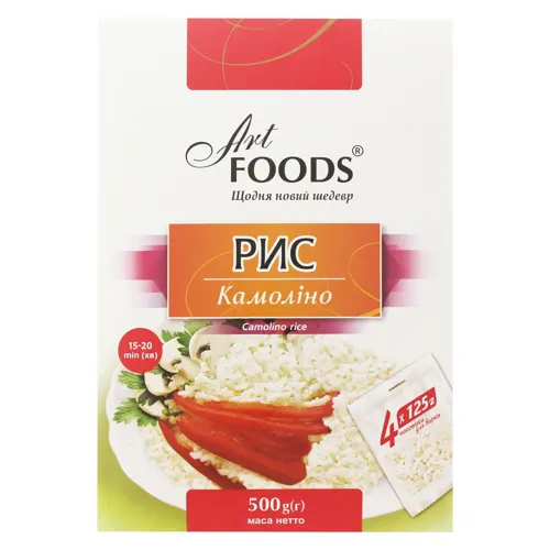 Рис Камоліно Art Foods к/у 500г