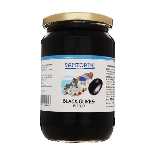 Маслини без кісточки Santorini Dream у скляній банці 700г