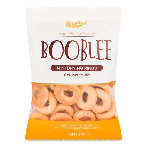 Сушки Міні Booblee Hlibodar В/ґ 50г