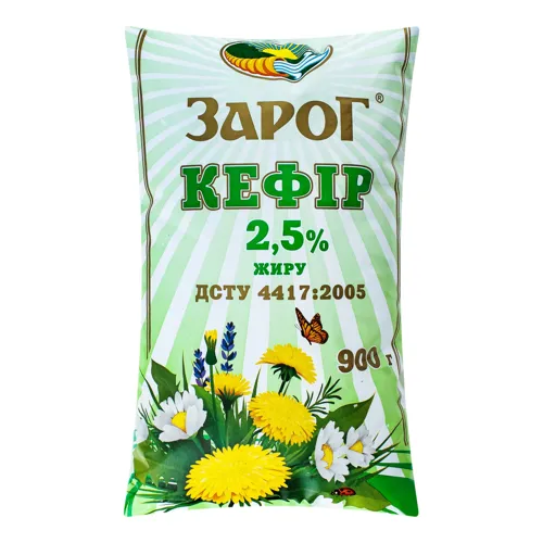 Кефір 2.5% ЗароГ м/у 900г