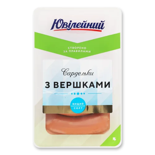 Сардельки Варені З Вершками Ювілейний, кг