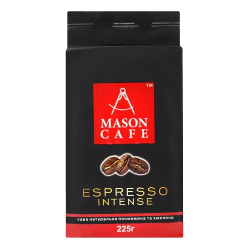 Кава Mason Cafe Espresso Intense мелена 225г