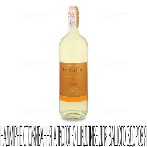 Вино Francois Dulac VdP blanc medium sweet, 1л