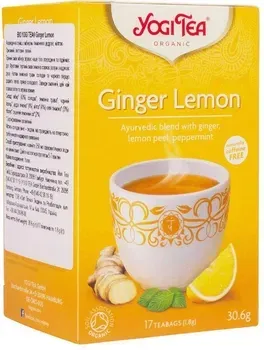 Чай Yogi Tea Імбирь Лимон 17 пакетиків