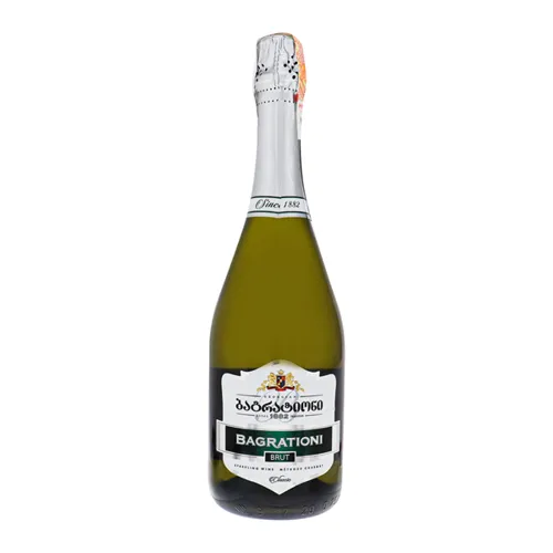 Вино ігристе Bagrationi Classic біле брют 12% 0.75л