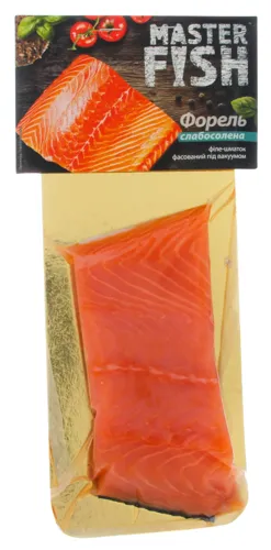 Форель філе-шматок Master Fish солоне/сушене вищого ґатунку 240г