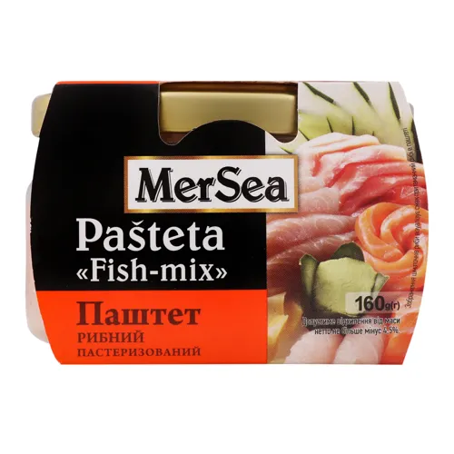 Паштет рибний Fish-mix MerSea с/б 160г