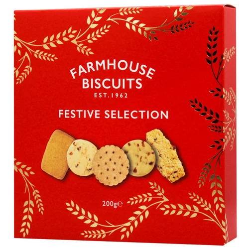 Набір печива Farmhouse Biscuits Red Box 200г