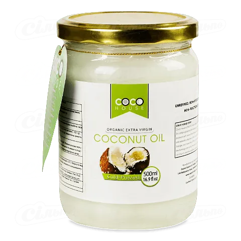 Олія кокосова Coco House холодного віджиму, 500мл
