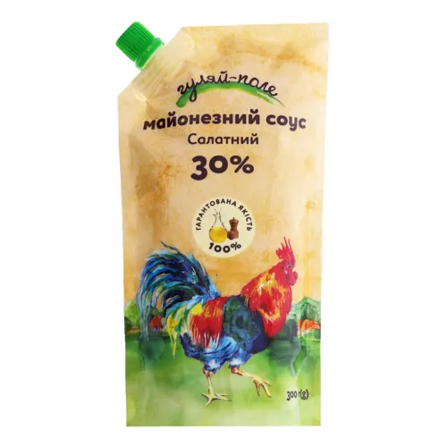 Соус майонезний 30% Салатний Гуляй-поле д/п 300г