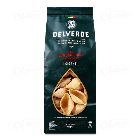 Вироби макаронні Delverde Конкільони, 500г
