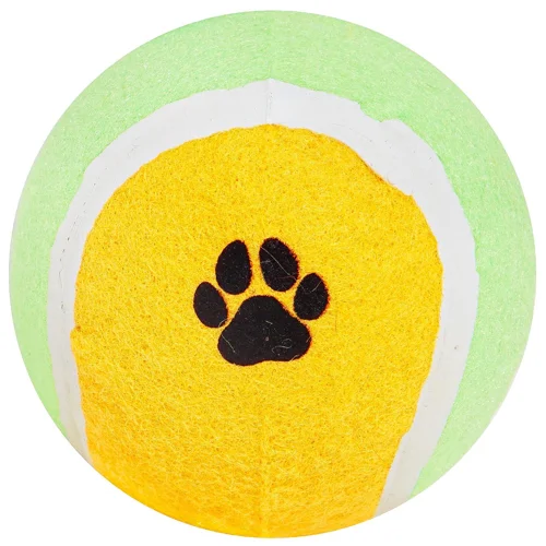 Іграшка Dogs Collection Тенісний м'яч з лапкою для собак 10см