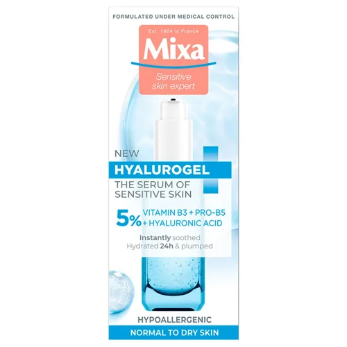 Сироватка Mixa Hyalurogel для обличчя 30мл