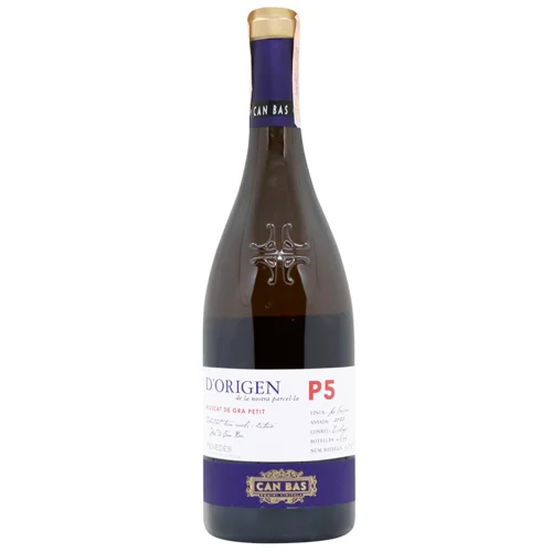 Вино Can Bas D'Origen Muscat P5 біле сухе 14,5% 0,75л