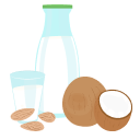 Безлактозне та рослинне молоко