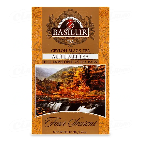 Чай чорний Basilur Four Seasons з кленовим сиропом, 25*2г