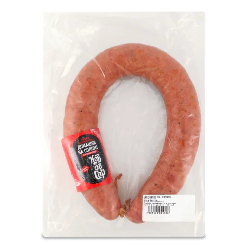 Ковбаса Напівкопчена З М'ясом Птиці Домашня На Соломі, 1 кг