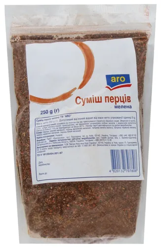 ARO Суміш перців мелений 250г