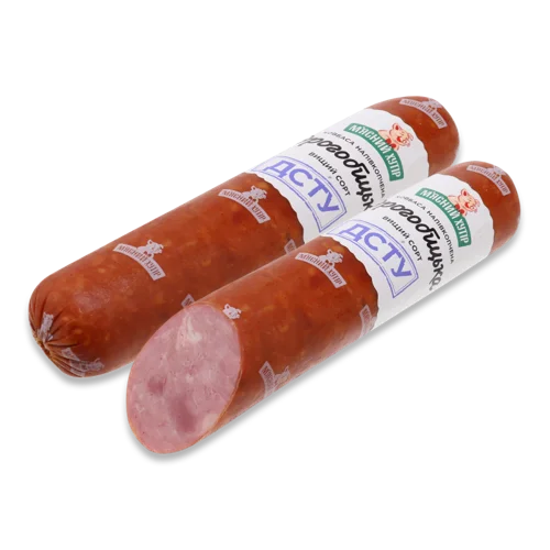 Ковбаса Напівкопчена Дрогобицька М'ясний Хутір, 1 кг