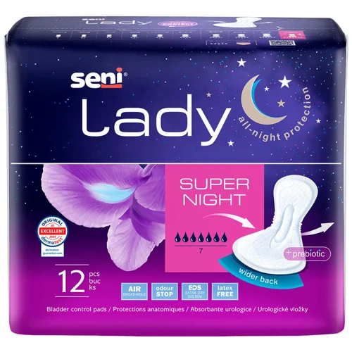 Прокладки урологічні Seni Lady Super Night 12шт