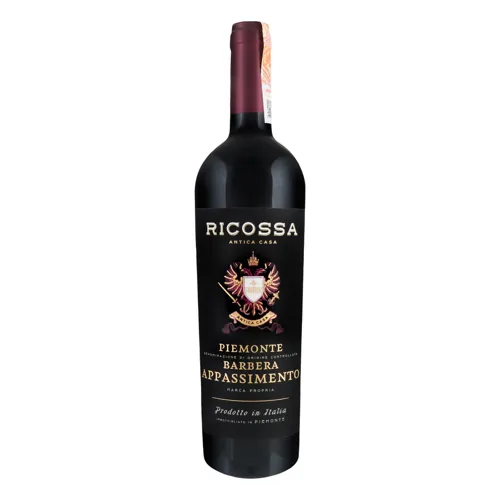 Вино Barbera Appasimento Ricossa червоне сухе 13,5% 0,75л