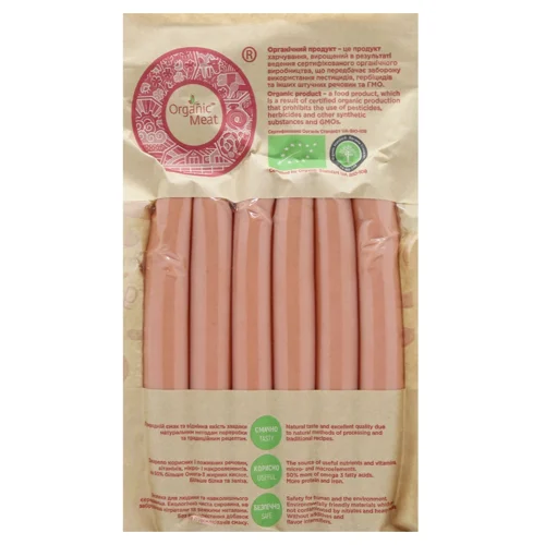 Сосиска Organic Meat органічна з молоком