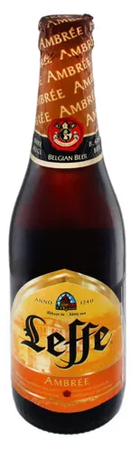 Пиво 0.33л 6.6% напівтемне пастеризоване Ambree Leffe
