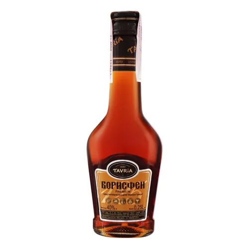 Бренді 0.25л 40% Premium Борисфен пл