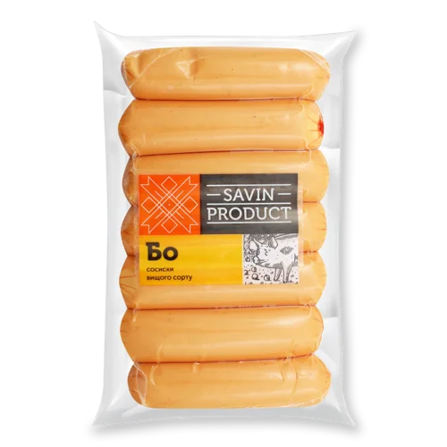 Сосиски Варені Бо Савин Продукт в/у, кг