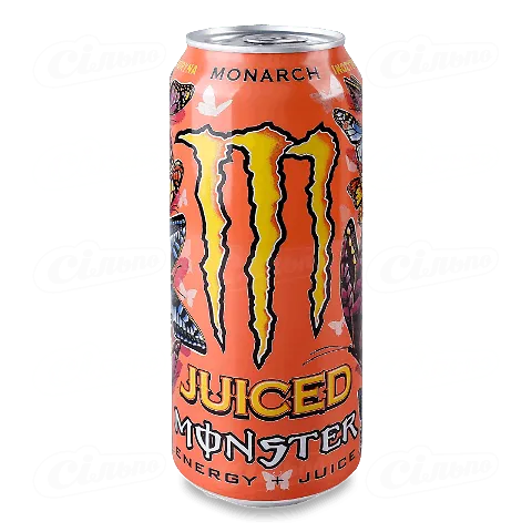 Напій енергетичний Monster Energy Monarch з залізній банці, 0,5л