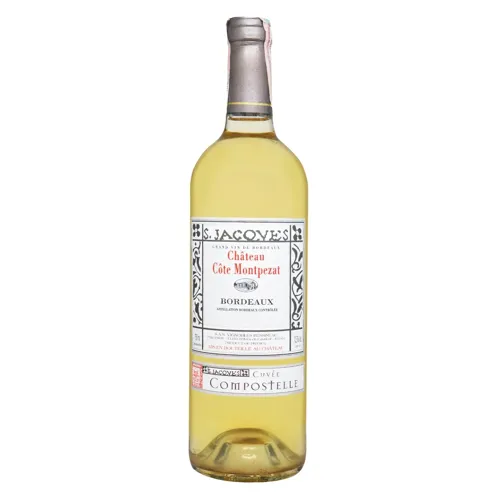 Вино Chateau Cote Montpezat Cuvee Compostelle Bordeaux Blanc біле сухе 12,5% 0,75л