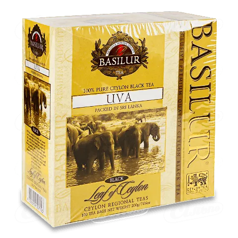 Чай чорний Basilur Uva цейлонський, 100*2г