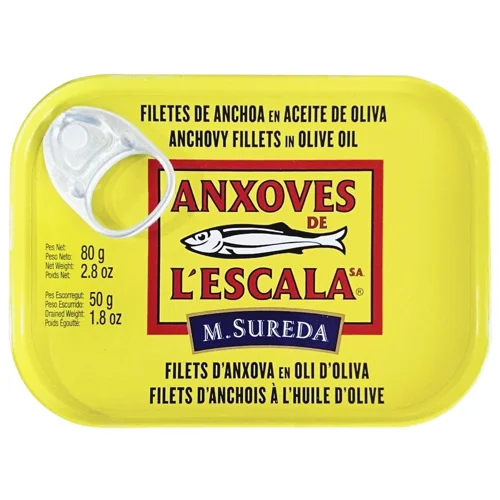 Анчоус філе Anxoves De L'escala в оливковій олії 80г