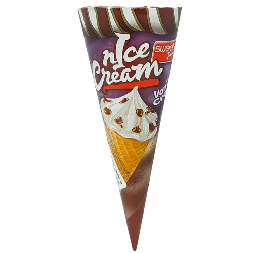 Вафельний ріжок Sweet Plus Nice Cream з ванільним кремом 40г