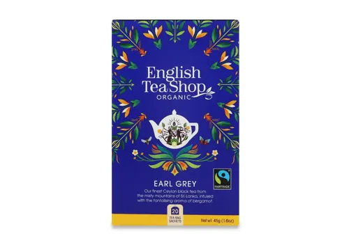 Чай чорний English Tea Shop Earl Grey органічний, 25*1,8г