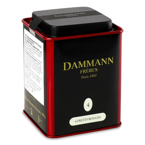 Чай Чорний Dammann Freres The 4 Fruits Rouges, з/б 100г