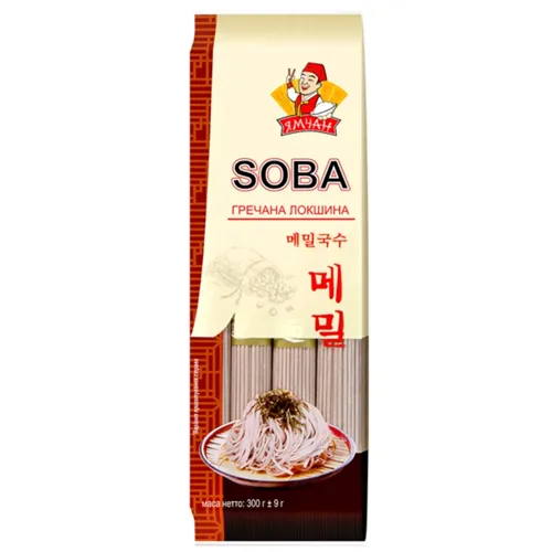 Макаронні вироби Ямчан Soba локшина гречана 300г