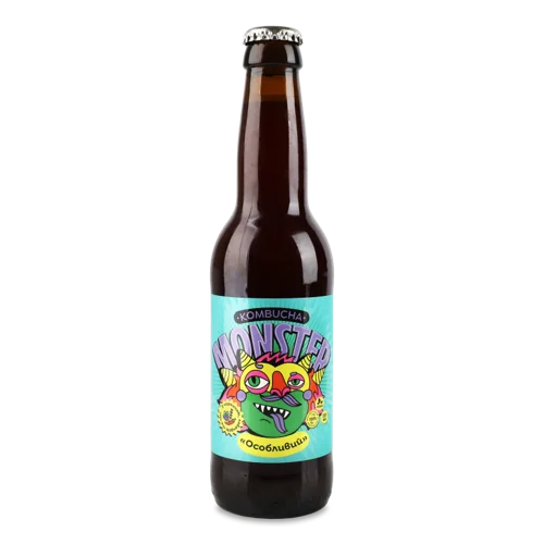 Напій Пробіотик Безалкогольний Слабогазований З Чорницею, Лавандою Та Чилі, c/пл 330мл