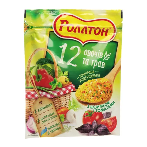 Приправа 12 овочів і трав гран. Роллтон 110г