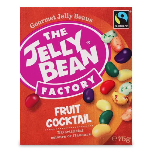 Цукерки Fruit Cocktail The Jelly Bean Factory, к/у 75г