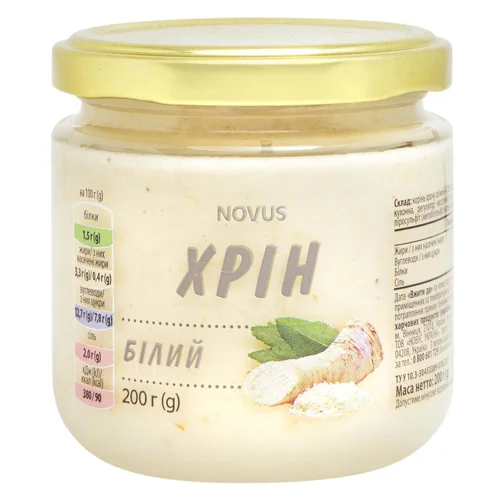 Хрін Novus білий 200г