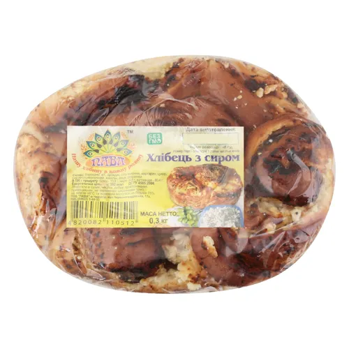 Хлібець з сиром Пава м/у 0.3кг