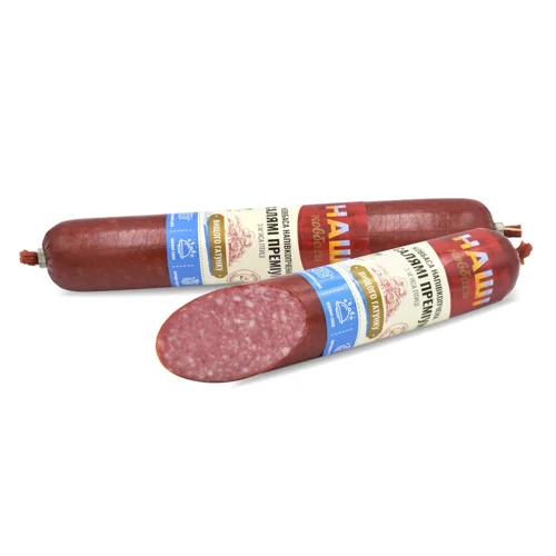 Ковбаса Салямі Преміум З М'яса Птиці Напівкопчене Наші Ковбаси, кг