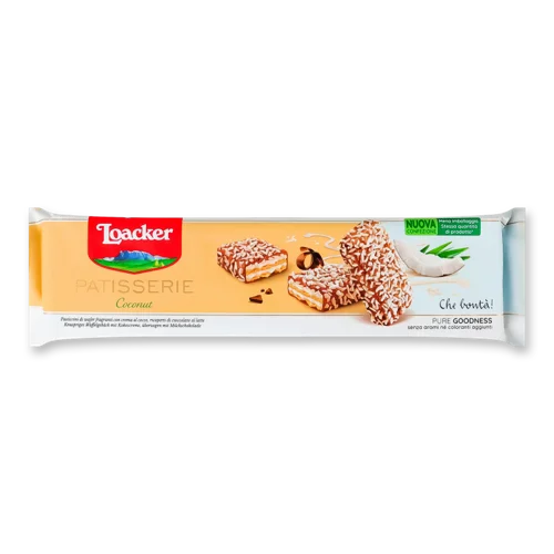 Вафельне Тістечко Кокос Патіссере Loacker, м/у 100г