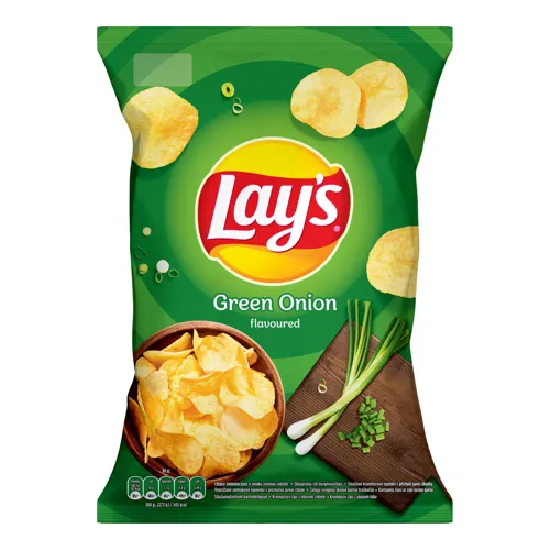 Чіпси картопляні Green Onion Lay's м/у 140г