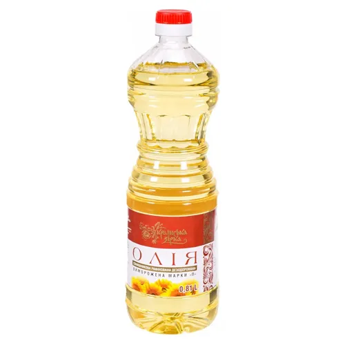 Олія соняшникова Українська Зірка рафінована 810мл