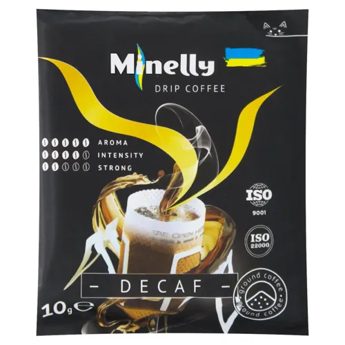 Кава Minelly Колумбія декаф дріп-пакет 10г х10